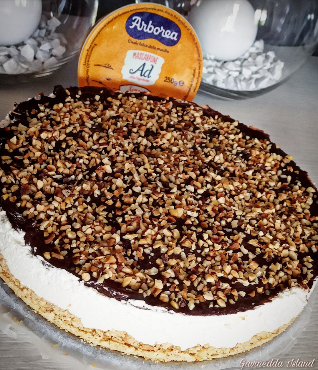 Cheesecake nocciolata e mascarpone - Gavinedda Island