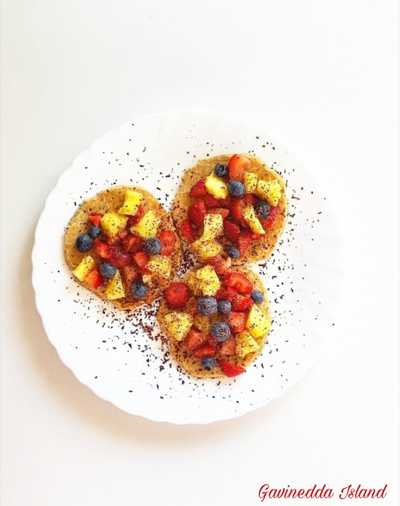 Pancake yogurt e fiocchi d' avena